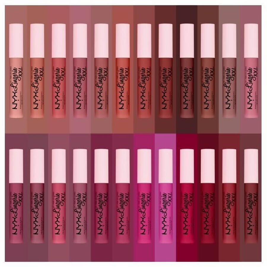 NYX Professional Makeup Barra de labios líquida XXL Lip Lingerie con acabado mate - 03 Xxpose M 4 ml