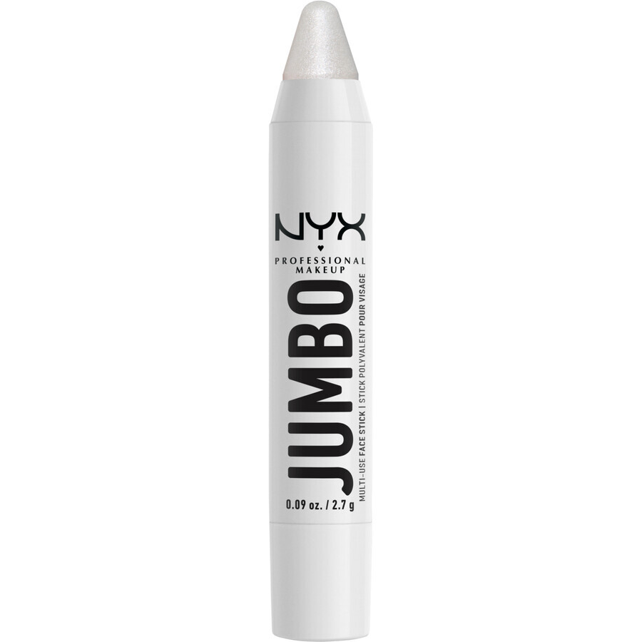 NYX Professional Makeup Jumbo Highlighter Stick 02 Vanille-Eiscreme Flüssiger Highlighter, 2,7 g