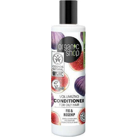 Organic Shop Volumizing conditioner for oily hair Fig and rosehip 280 ml