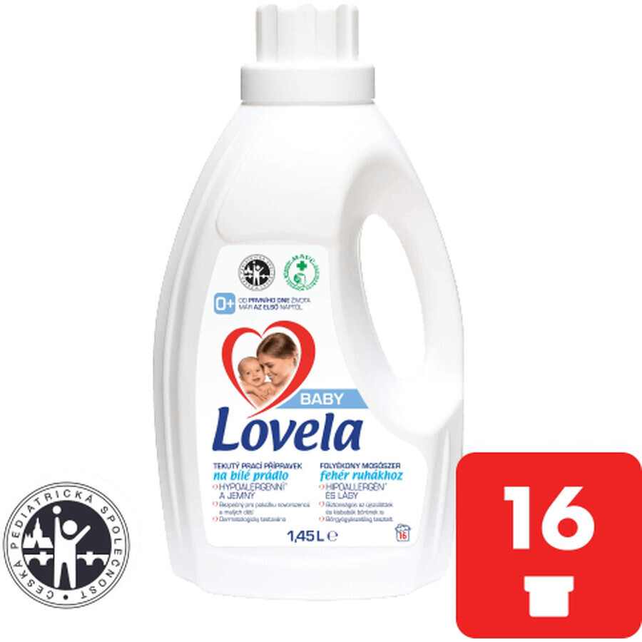 Lovela Baby white liquid laundry detergent 1.45 l