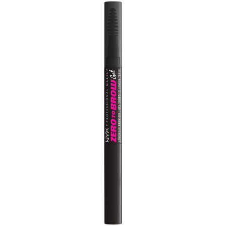 NYX Professionele Make-up Zero To Brow Brow Gel- 08 Zwart 2 ml