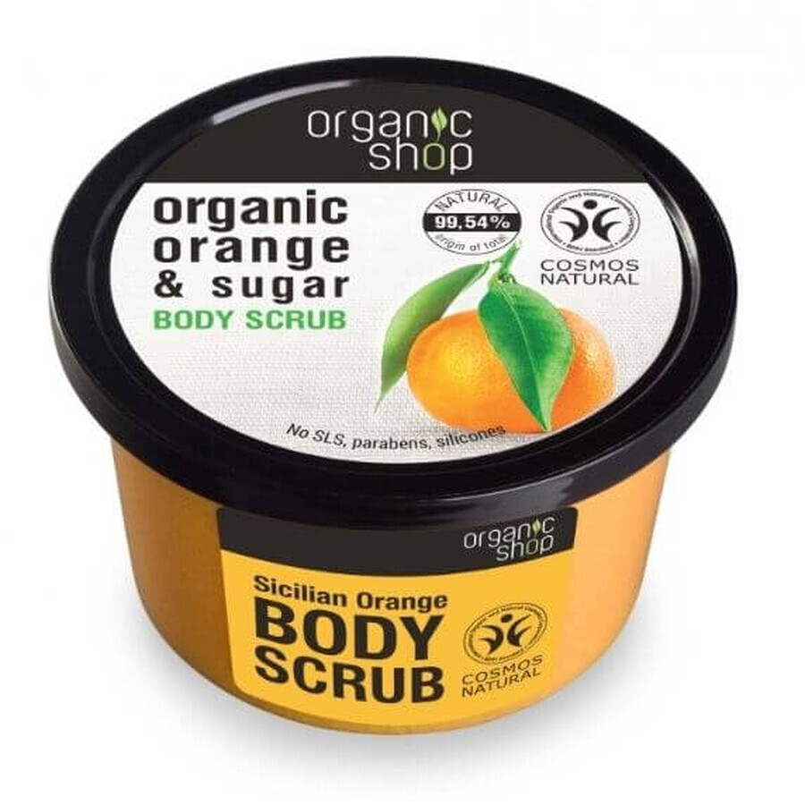 Natura Siberica Organic Shop - Naranja de Sicilia - Exfoliante Corporal 250 ml