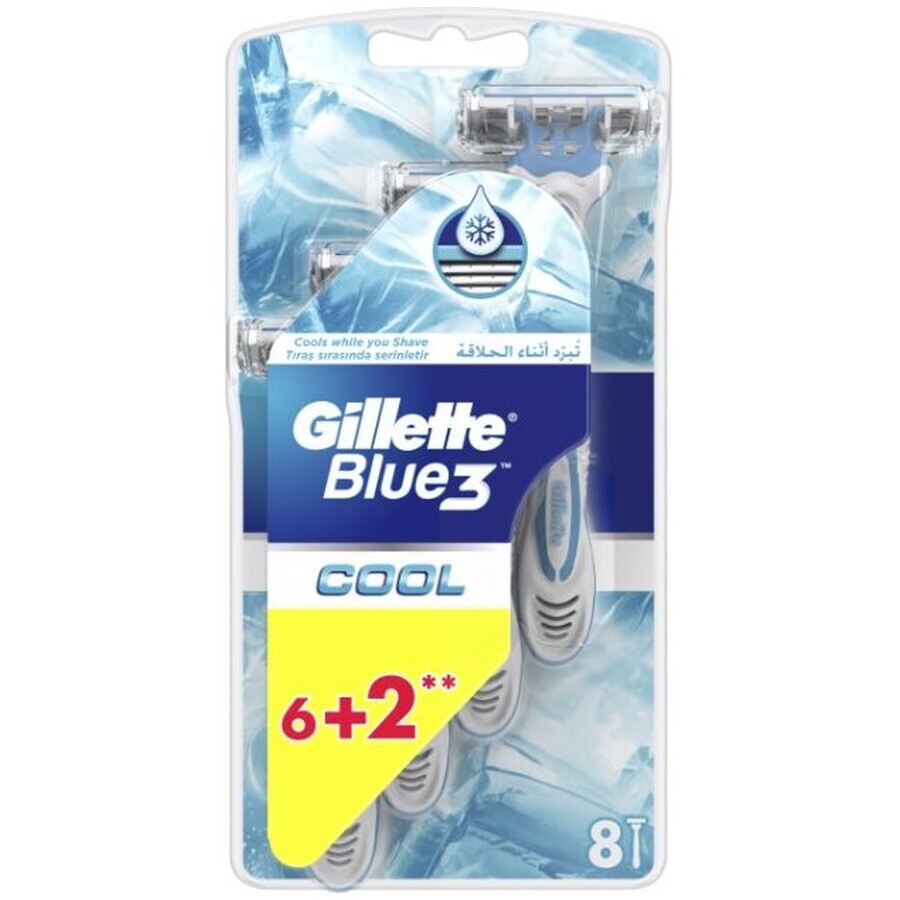 Gillette Blue3 Cool 8 pcs