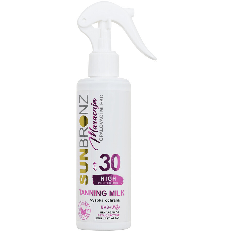 Vivaco Sun Tan Passionfruit Loción Solar SPF30, 200 ml