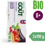 Good Goût Bio Spaghetti met aubergine en rundvlees 2 x 190 g