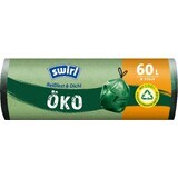 Swirl EKO 60L (100% Umwälzung) Swirl Einziehbare Beutel 8 Stück