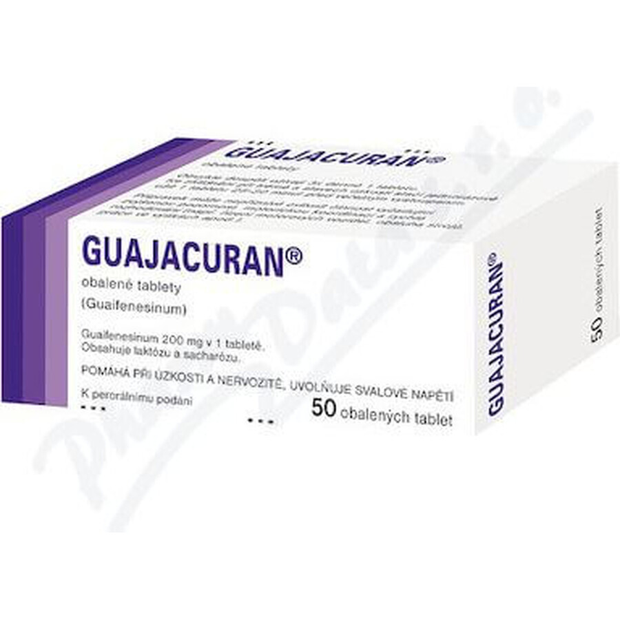 Guajacuran pentru expectorant 200 mg 50 comprimate