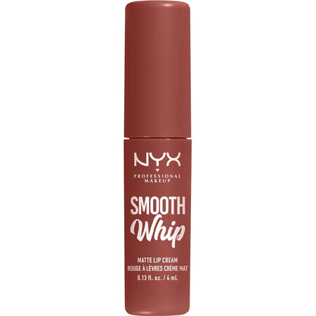 NYX Professional Makeup Barra de labios líquida mate Smooth Whip Smooth Whip Matte Lip Cream 03 Late Foam, 4 ml