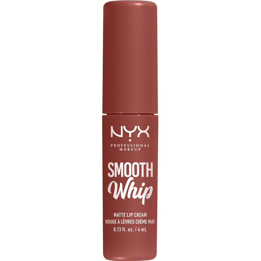 NYX Professional Makeup Barra de labios líquida mate Smooth Whip Smooth Whip Matte Lip Cream 03 Late Foam, 4 ml