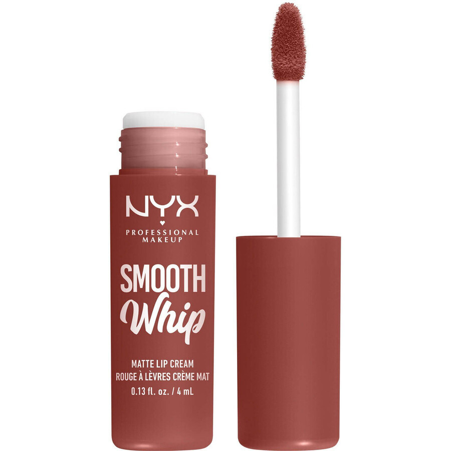 NYX Professional Makeup Barra de labios líquida mate Smooth Whip Smooth Whip Matte Lip Cream 03 Late Foam, 4 ml