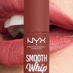 NYX Professional Makeup Barra de labios líquida mate Smooth Whip Smooth Whip Matte Lip Cream 03 Late Foam, 4 ml