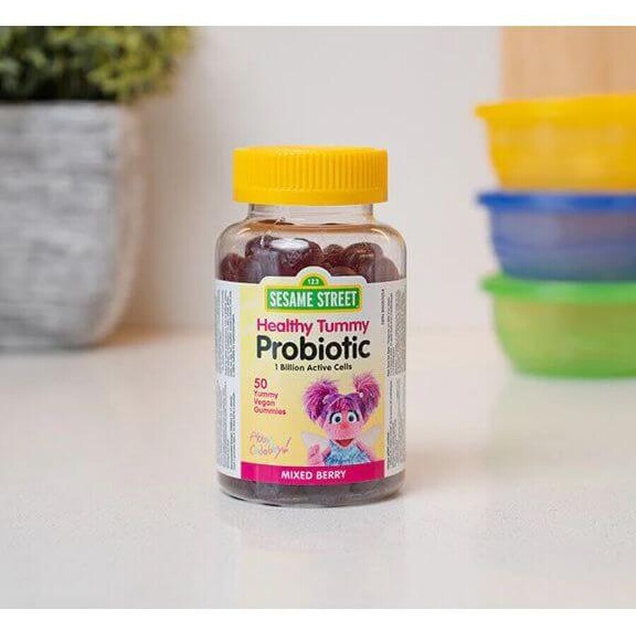 Webber Naturals Sesame Street® Baby Probióticos para un vientre sano 50 uds.