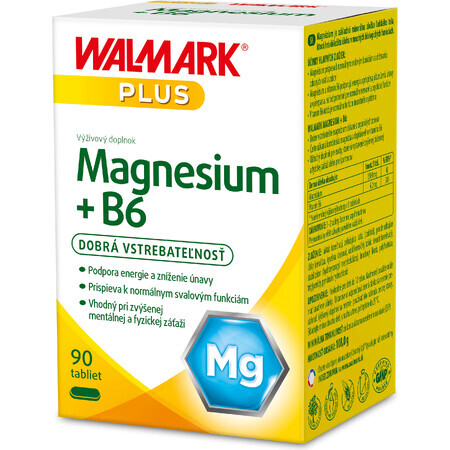 Walmark Magnésium +B6 90 comprimés