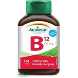 Jamieson Vitamina B12 Cianocobalamina 250 µg 100 tbl. 100 comprimidos