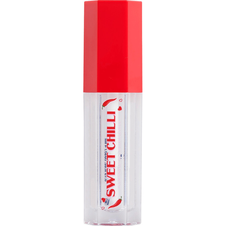 I Heart Revolution Aceite Labial Aumentador de Volumen Sweet Chilli - Cuidado Labial Transparente 4 ml