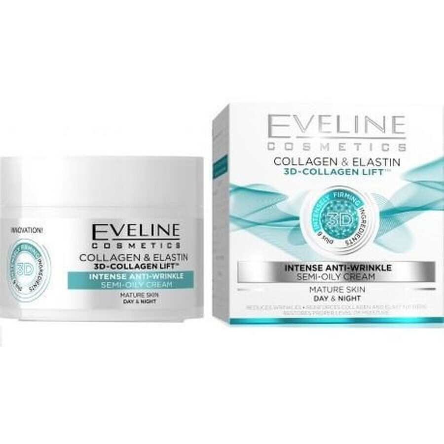 Eveline Cosmetics 3D Collagen & Elastin Day/Night Cream 50 ml