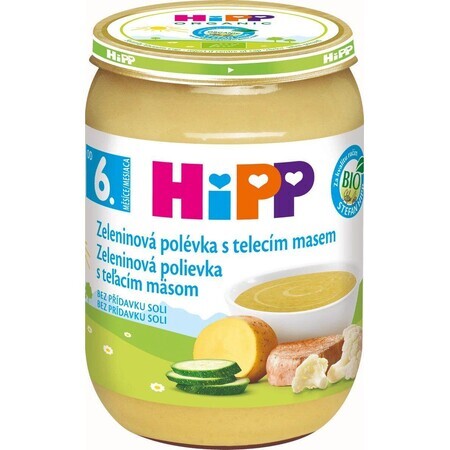 HiPP Bio-Gemüsesuppe mit Kalbfleisch 190 g