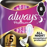 Always Platinum secure Night 8 compresas extra con alas