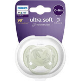 Chupete Philips Avent Ultrasoft Premium 0-6m verde