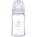 Canpol babies Sticlă pentru bebeluși EasyStart Royal Baby albastru 240 ml