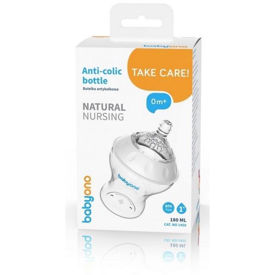 BabyOno Natural Nursing Anti Colic Bottle 180 ml