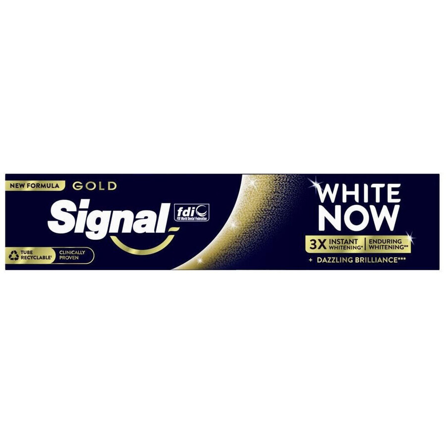 Pasta dentífrica Signal White Now Gold 75 ml