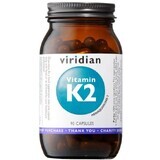 Viridian Vitamina K2, 90 cápsulas