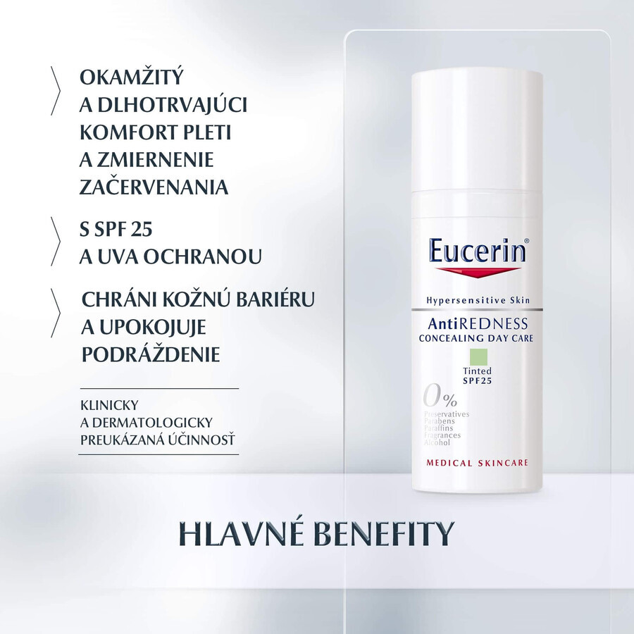 Eucerin ANTI-ENROJE Crema de Día Neutralizante para Piel Sensible con Tendencia al Enrojecimiento 50 ml