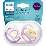 Philips Avent Ultra chupete de aire para mascotas 0-6m niña 2 pcs