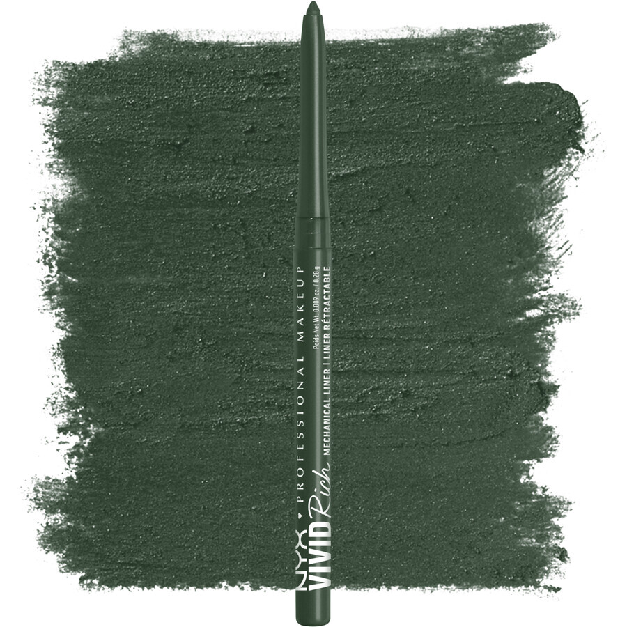 NYX Professional Makeup Vivid Rich Mechanical Liner Eye Pencil 08 Emerald Empire 0.28 g