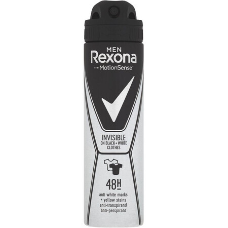 Rexona Men Déodorant Invisible Black+White 150 ml