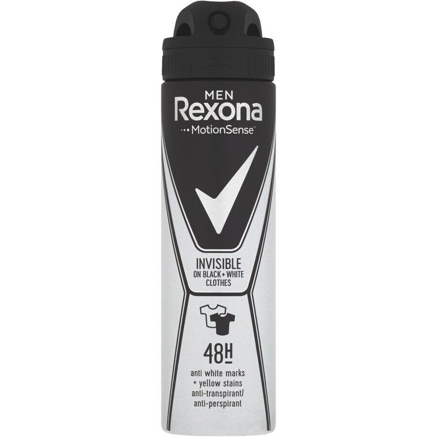 Rexona Men Déodorant Invisible Black+White 150 ml