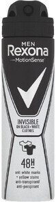 Rexona Men Desodorante Invisible Negro+Blanco 150 ml