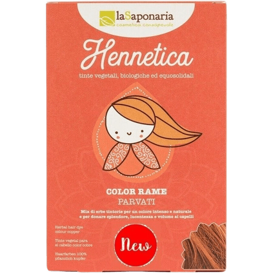 LaSaponaria Natural Hair Colour Parvati Organic - Copper 100 g