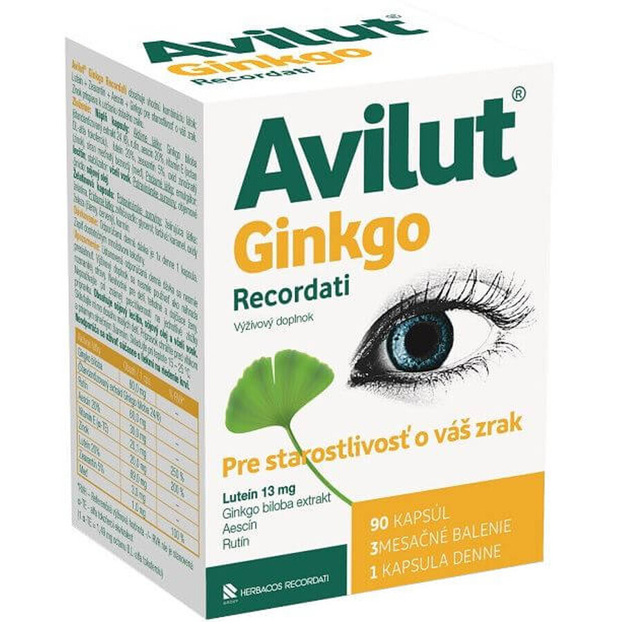 Avilut Ginkgo Recordati 90 capsule