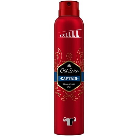 Old Spice Captain deo spray XXL con notas de sándalo y cítricos 250 ml