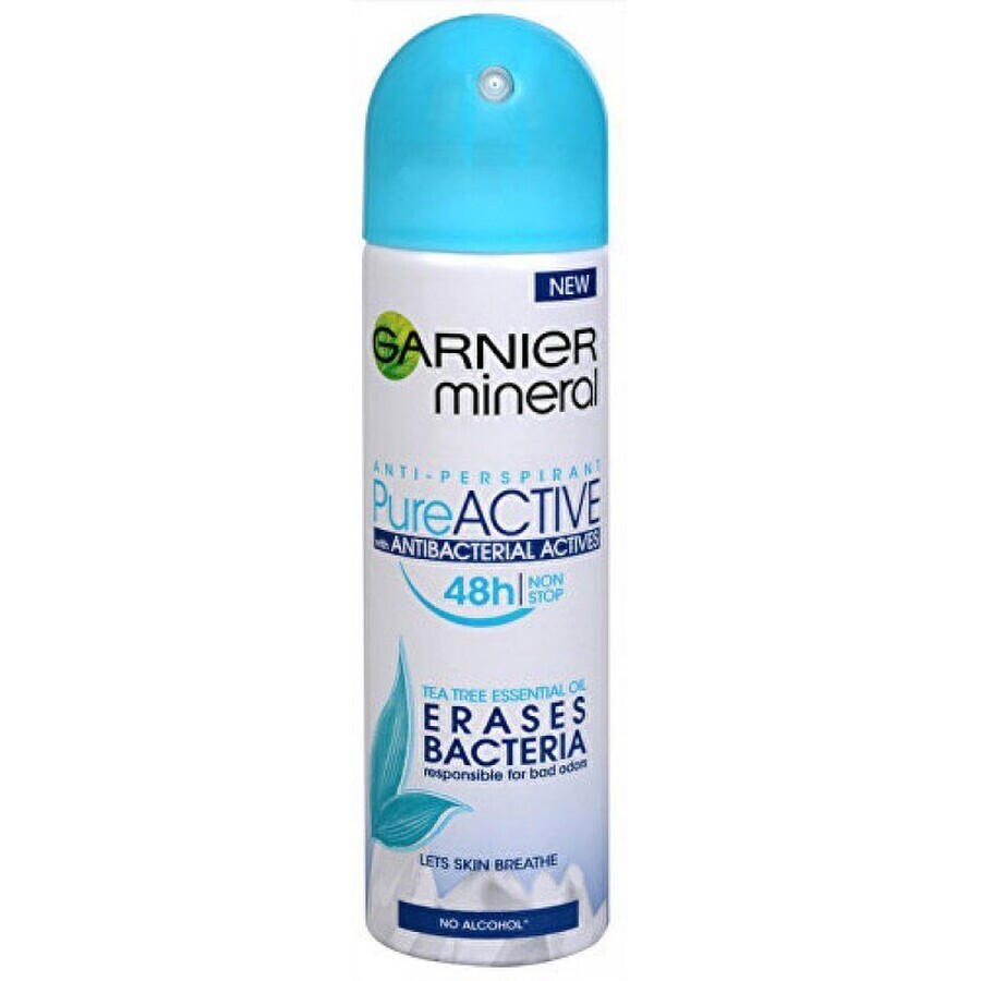 Garnier Mineral Pure ACTIVE Antibacterian 48h spray antiperspirant 150 ml