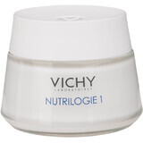 Vichy Nutrilogie crema hidratante de día para pieles secas 50 ml