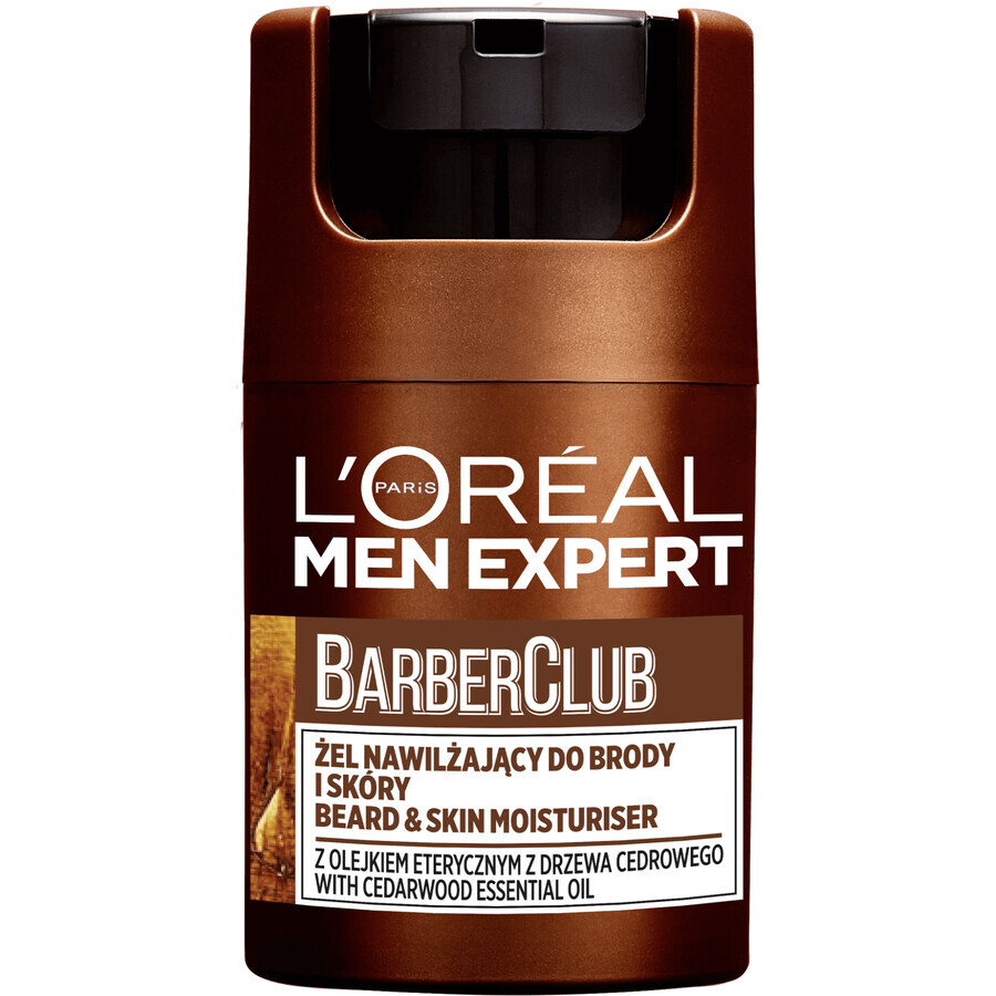 L'Oréal Paris Men Expert Barber Club Hidratante para barba, barbilla y piel, 50 ml