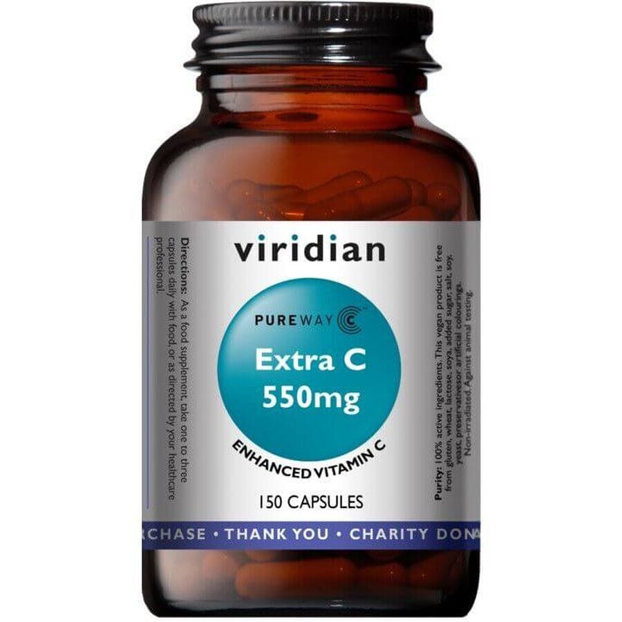 Viridian Extra C 550mg 150 gélules