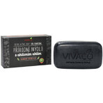 Vivaco Jabón natural con carbón activado 100 g