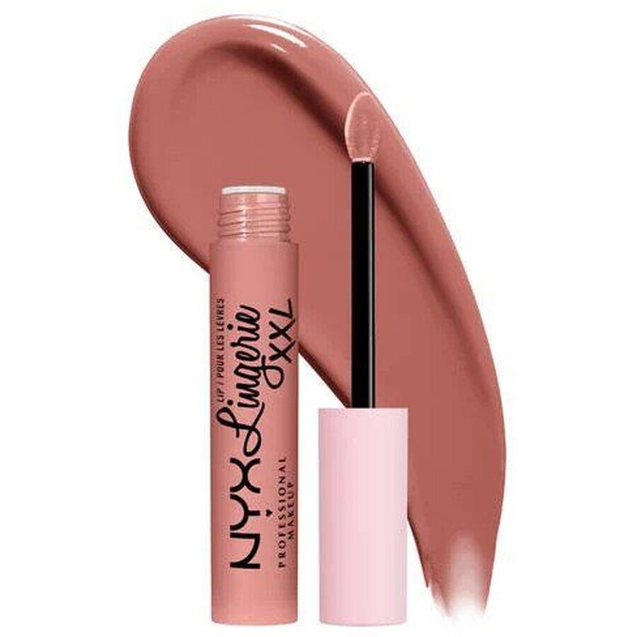 NYX Professional Makeup Lip Lingerie XXL Flüssiger Lippenstift mit mattem Finish - 01 Undressd 4 ml