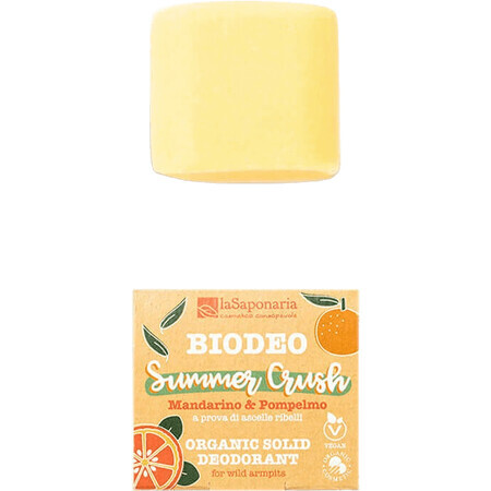 LaSaponaria Summer Crush Organic Deodorant solid 40 g