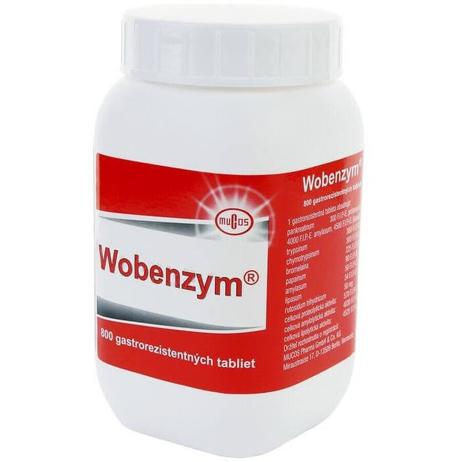 Wobenzym 800 comprimidos