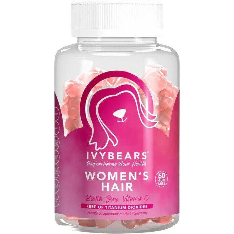 Ivy Bears Vitaminas para el cabello femenino 60 unid.