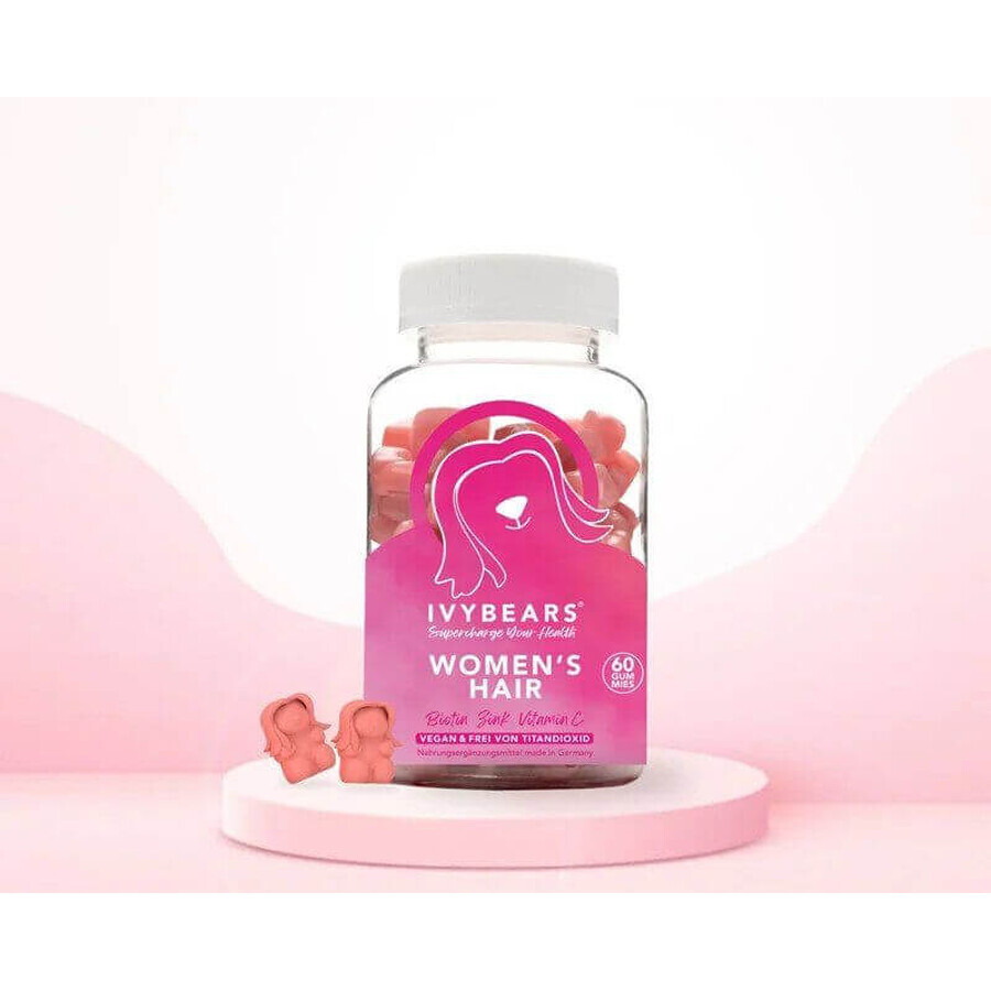 Ivy Bears Vitaminas para el cabello femenino 60 unid.