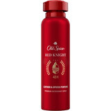 Old Spice Red Knight Premium, deodorante spray per uomo con note di cuoio fresco e spezie 200 ml