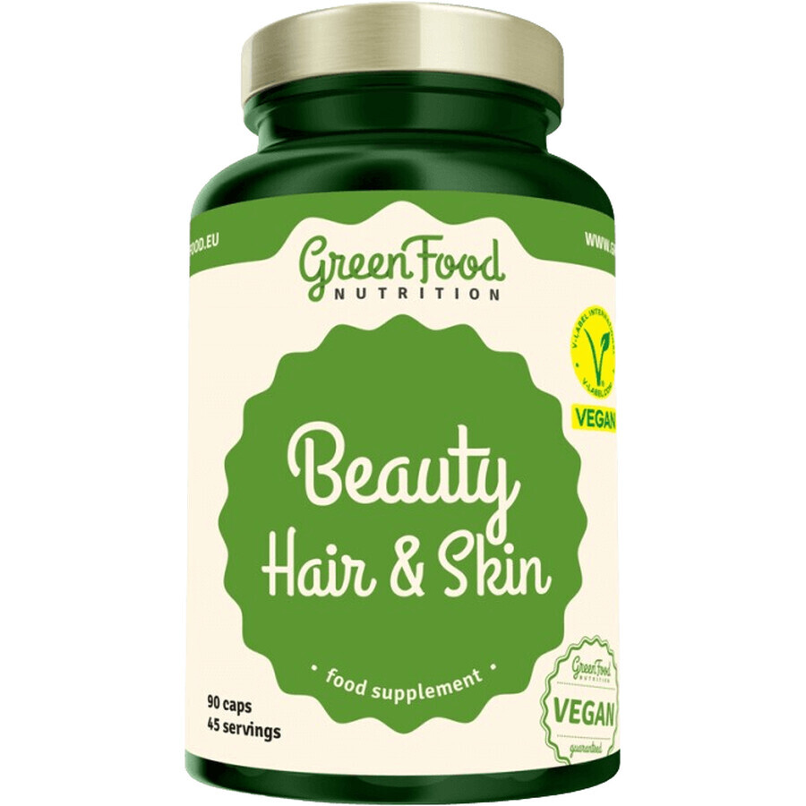 GreenFood Nutrition Belleza Cabello y Piel 90 cápsulas