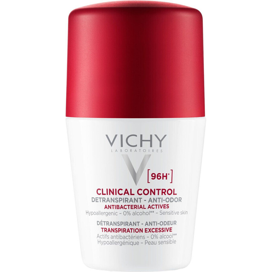 Vichy 96H Antitranspirante Antiolor 50 ml