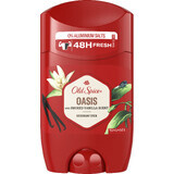 Old Spice Oasis Deodorante solido per uomo, 48 ore di freschezza con una fragranza di vaniglia fumosa 50 ml